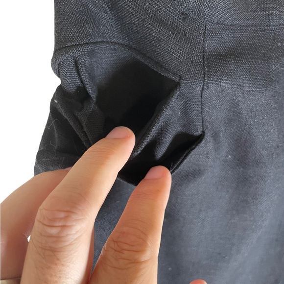 Vntg 1960s Ralph Originals Skirt Black Size 14 Pocket 30 in Length - Picture 2 of 12